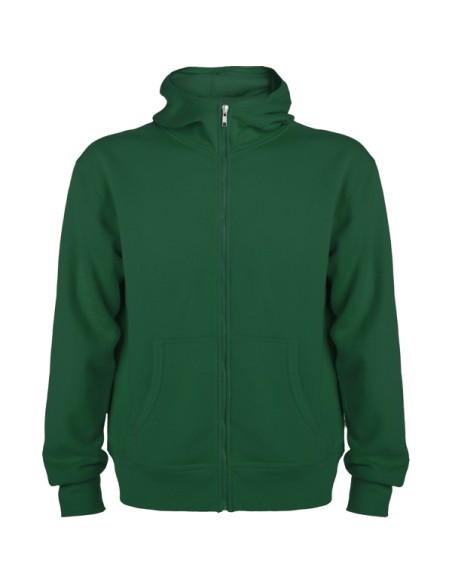 Sudadera cremallera entera  y capucha  50% Algodón 50% poliéster 280g/m2 ADULTO/JUNIOR - MONTBLANC ROLY