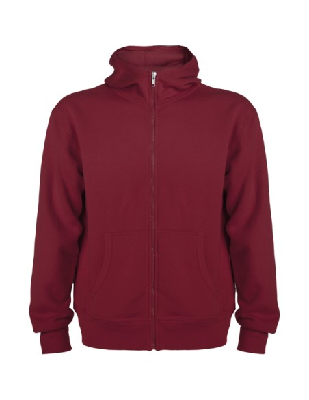 Full zip sweatshirt with hood 50% Cotton 50% Polyester 280g/m2 ADULT/JUNIOR - MONTBLANC ROLY