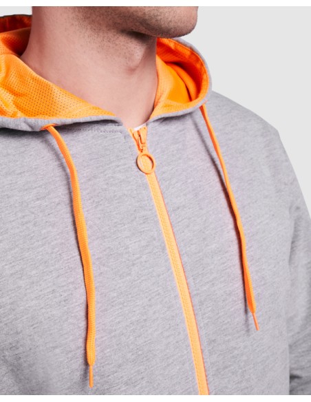 Sweat-shirt à capuche zippé pour adulte 60 % coton, 40 % polyester, 280 g/m² - Fuji Roly