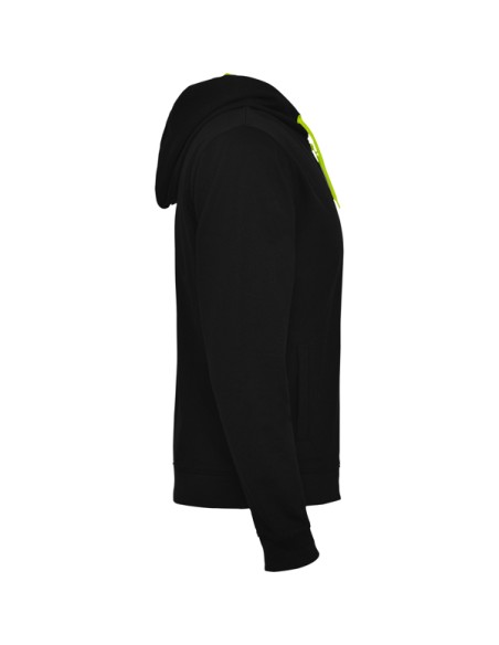 Sudadera cremallera  y capucha  60% Algodón 40% poliéster 280g/m2 ADULTO- FUJI ROLY