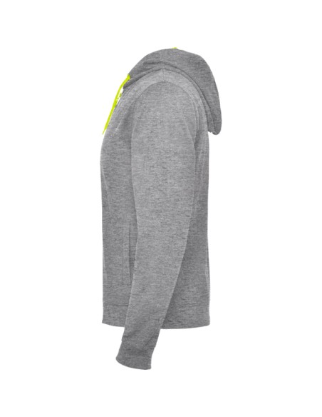 Sudadera cremallera  y capucha  60% Algodón 40% poliéster 280g/m2 ADULTO- FUJI ROLY