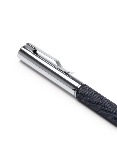 Stylo Twist personnalisable en métal et RPET - BRAMAN