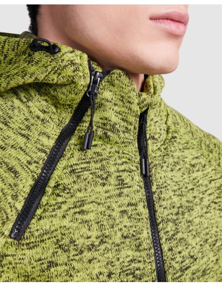 Plush knit sweatshirt with hood, 100% polyester, 280g/m2 - EVEREST ROLY