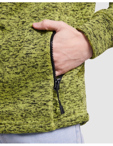 Plush knit sweatshirt with hood, 100% polyester, 280g/m2 - EVEREST ROLY