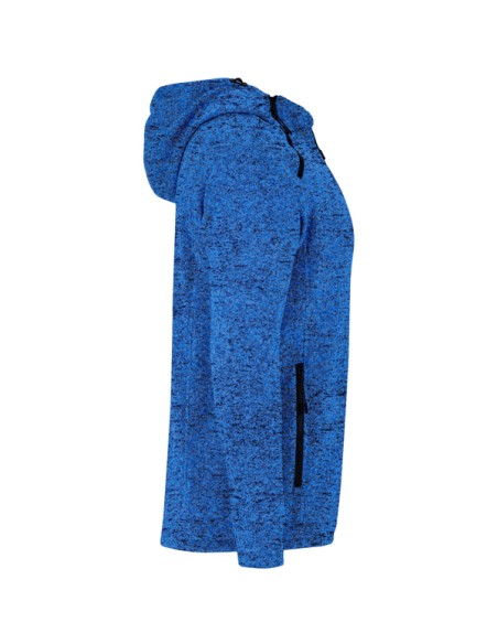 Plush knit sweatshirt with hood, 100% polyester, 280g/m2 - EVEREST ROLY