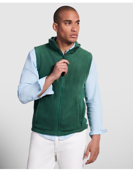 100% polyester 300g/m2 fleece vest with high neck - BELLAGIO ROLY