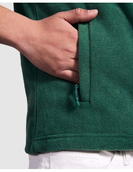 100% polyester 300g/m2 fleece vest with high neck - BELLAGIO ROLY