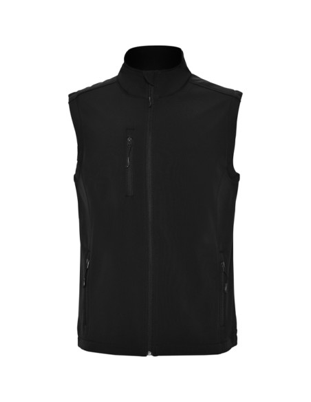 2-layer softshell vest with high collar - QUEBEC ROLY