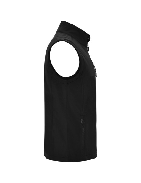 2-layer softshell vest with high collar - QUEBEC ROLY