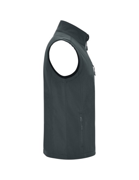 2-layer softshell vest with high collar - QUEBEC ROLY