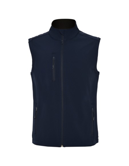 2-layer softshell vest with high collar - QUEBEC ROLY