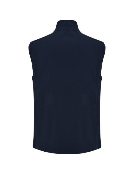 2-layer softshell vest with high collar - QUEBEC ROLY