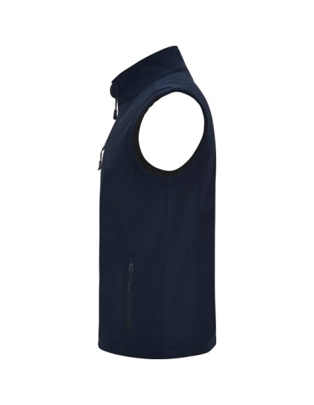 2-layer softshell vest with high collar - QUEBEC ROLY