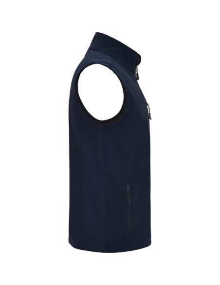 2-layer softshell vest with high collar - QUEBEC ROLY