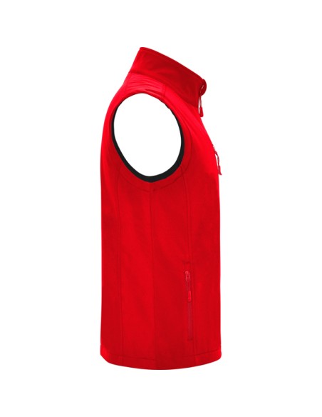 2-layer softshell vest with high collar - QUEBEC ROLY