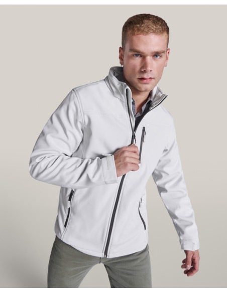 ADULT/JUNIOR contrast zipper softshell jacket - ANTARTIDA ROLY