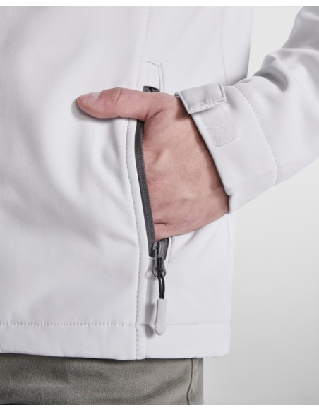ADULT/JUNIOR contrast zipper softshell jacket - ANTARTIDA ROLY