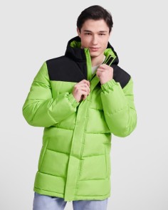 Padded jacket with hood for...