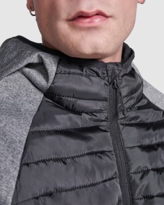 Veste à capuche bi-matière... 2