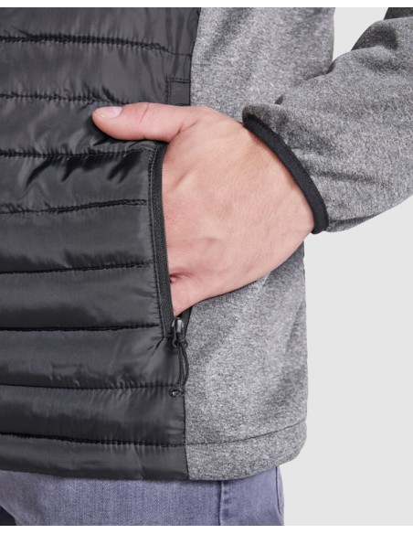 Adult hooded jacket with two fabrics - Minsk Roly