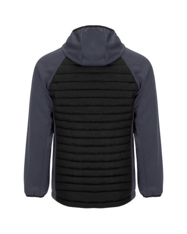 Chaqueta combinada con dos tejidos... Chaqueta combinada con dos tejidos...