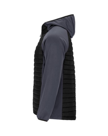 Chaqueta combinada con dos tejidos... Chaqueta combinada con dos tejidos...