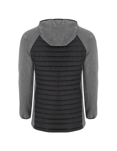 Chaqueta combinada con dos tejidos con capucha ADULTO - MINSK ROLY