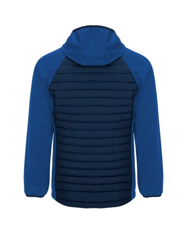 Chaqueta combinada con dos tejidos... Chaqueta combinada con dos tejidos...