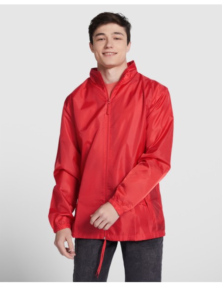 Chubasquero plegable con bolsillos laterales con cremallera Unisex   - ISLAND ROLY