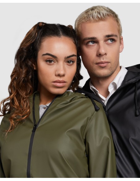 Chubasquer impermeable entallat amb caputxa fixa i baix posterior amb obertura WOMAN - SITKA ROLY