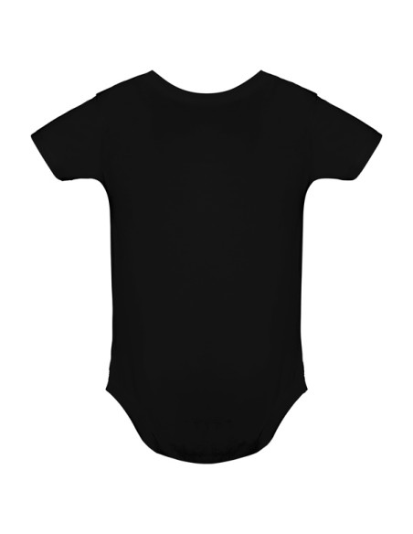 Short-sleeved plain cotton knit bodysuit - HONEY ROLY