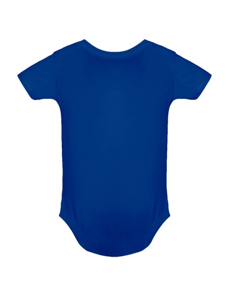 Short-sleeved plain cotton knit bodysuit - HONEY ROLY