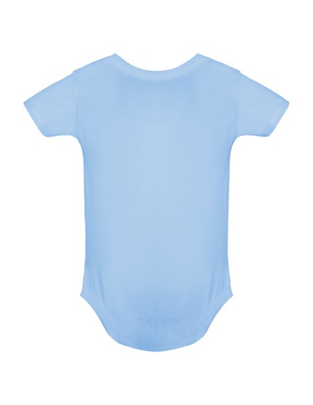 Short-sleeved plain cotton knit bodysuit - HONEY ROLY