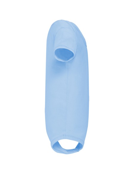 Short-sleeved plain cotton knit bodysuit - HONEY ROLY