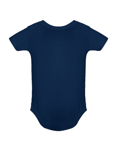 Short-sleeved plain cotton knit bodysuit - HONEY ROLY