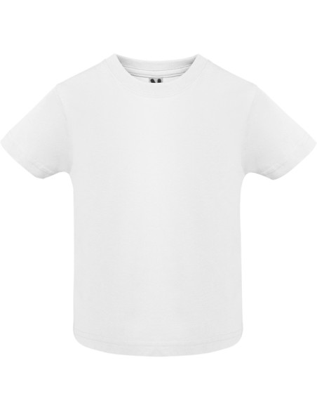 160 g/m² combed cotton T-shirt with short sleeves and a round neck - CHILDREN'S - BABY ROLY