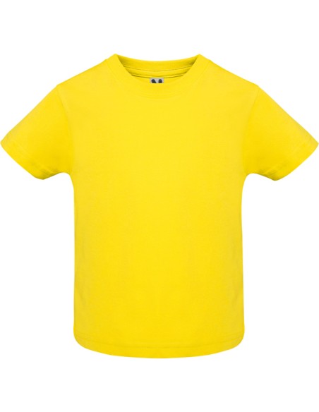 T-shirt en coton peigné 160 g/m² à manches courtes et col rond - ENFANT - BABY ROLY