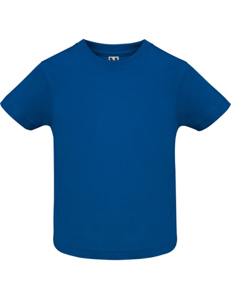 Camiseta de algodón peinado 160 g/m²  manga corta cuello redondo - INFANTIL - BABY ROLY