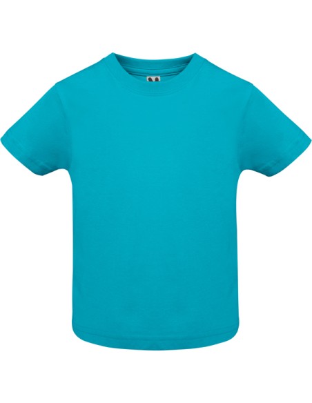 Camiseta de algodón peinado 160 g/m²  manga corta cuello redondo - INFANTIL - BABY ROLY