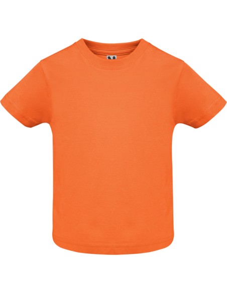 T-shirt en coton peigné 160 g/m² à manches courtes et col rond - ENFANT - BABY ROLY