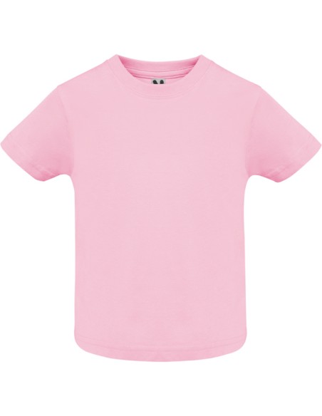 160 g/m² combed cotton T-shirt with short sleeves and a round neck - CHILDREN'S - BABY ROLY