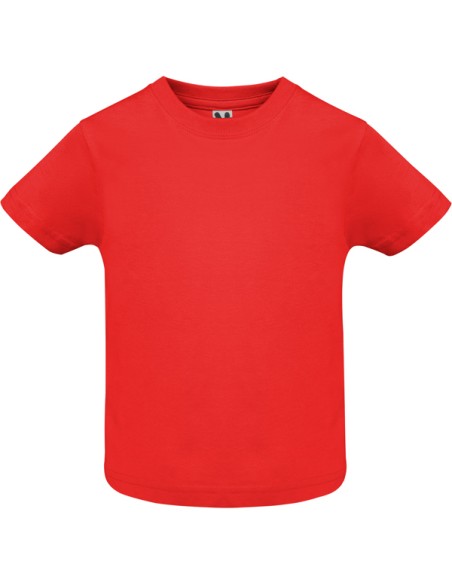 160 g/m² combed cotton T-shirt with short sleeves and a round neck - CHILDREN'S - BABY ROLY