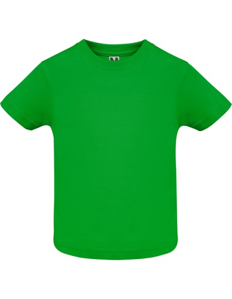 T-shirt en coton peigné 160 g/m² à manches courtes et col rond - ENFANT - BABY ROLY