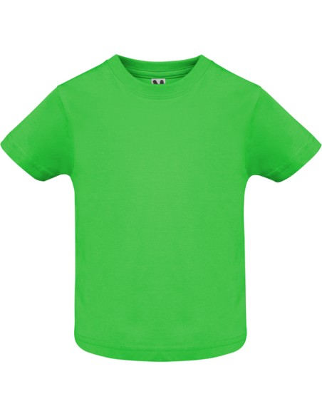 160 g/m² combed cotton T-shirt with short sleeves and a round neck - CHILDREN'S - BABY ROLY