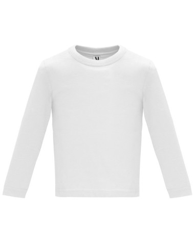 Long-sleeved T-shirt with combed... Long-sleeved T-shirt with combed...