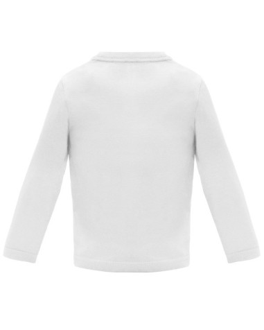 Long-sleeved T-shirt with combed... Long-sleeved T-shirt with combed...