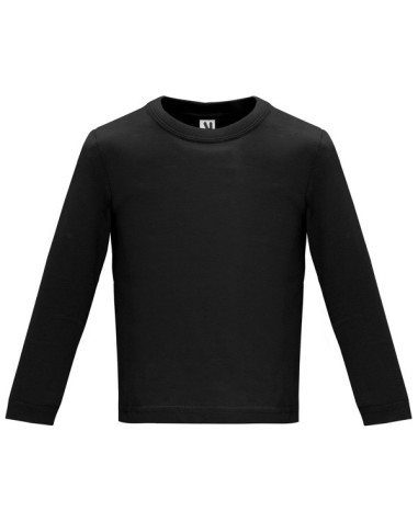 Long-sleeved T-shirt with combed... Long-sleeved T-shirt with combed...