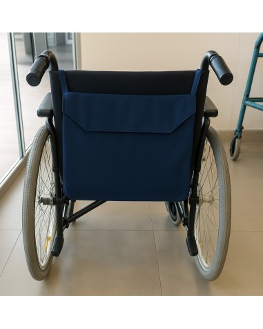 Bolsa para silla de ruedas impresa con el logo de tu ortopedia