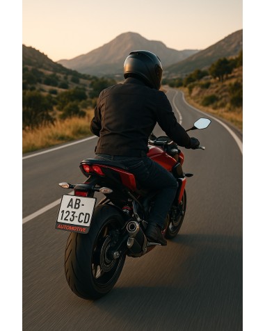 PORTAMATRÍCULES MOTO PERSONALITZADES