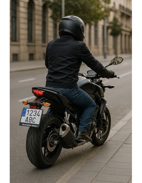 PORTAMATRÍCULES MOTO PERSONALITZADES